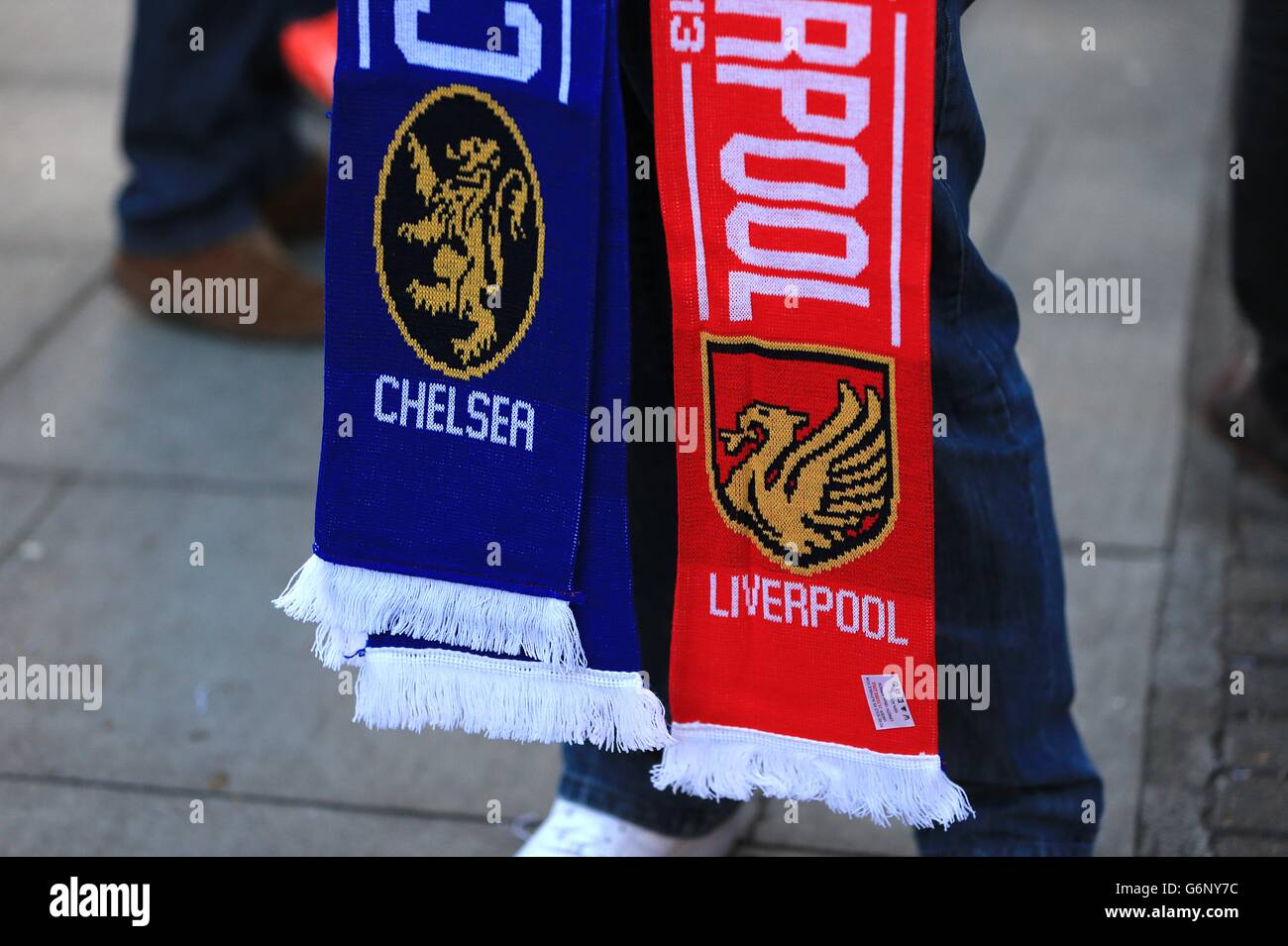 Soccer - Barclays Premier League - Chelsea v Liverpool - Stamford Bridge Banque D'Images