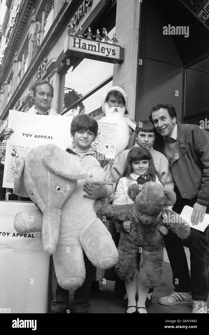 Jouet de Noël mineurs Appel - Hamleys - Londres Banque D'Images