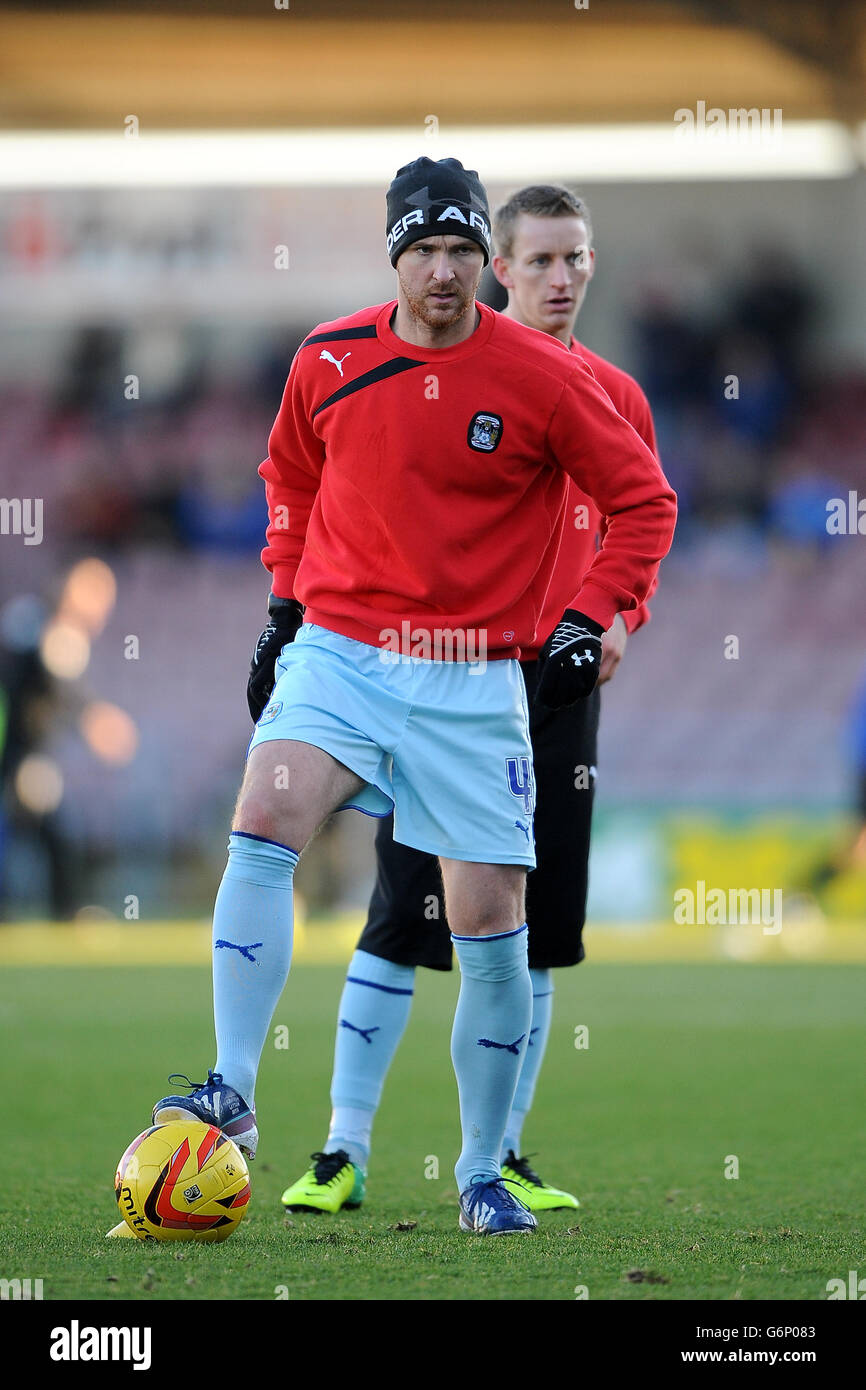 Football - Sky Bet League One - Coventry City v Oldham Athletic - Sixfields Stadium. Andy Webster, Coventry City Banque D'Images