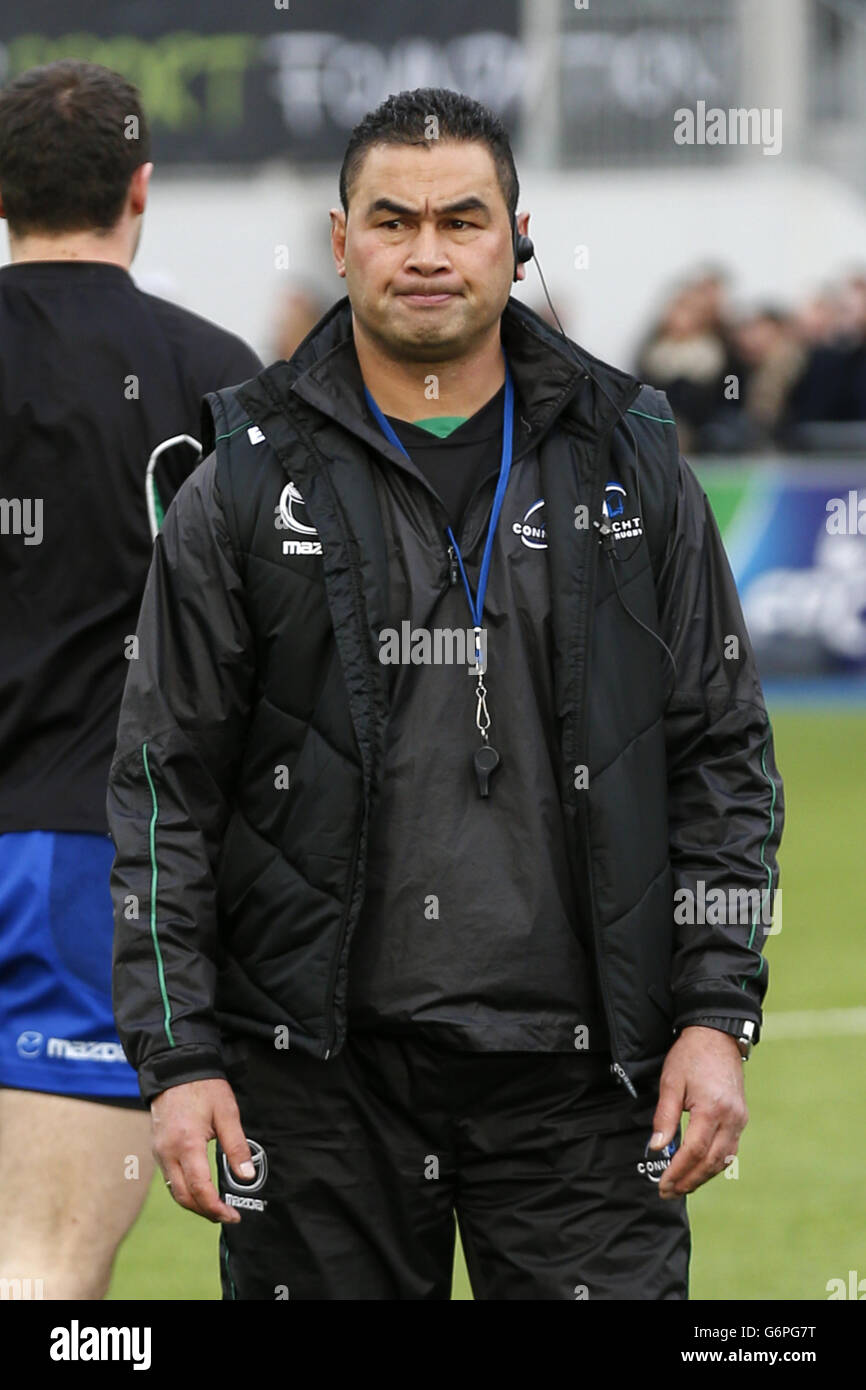Pat Lam, entraîneur-chef du Connacht, avant le match de la Heineken Cup, Pool Three à Barnett Copthall, Londres. Banque D'Images