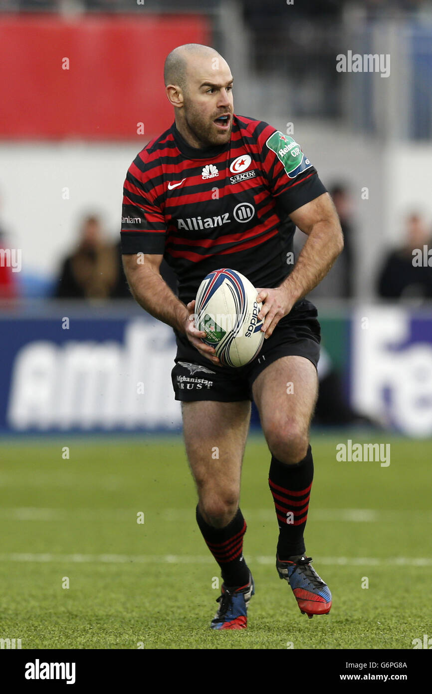Rugby Union - Heineken Cup - trois Pool - Saracens v Connacht Rugby - Barnet Copthall Banque D'Images