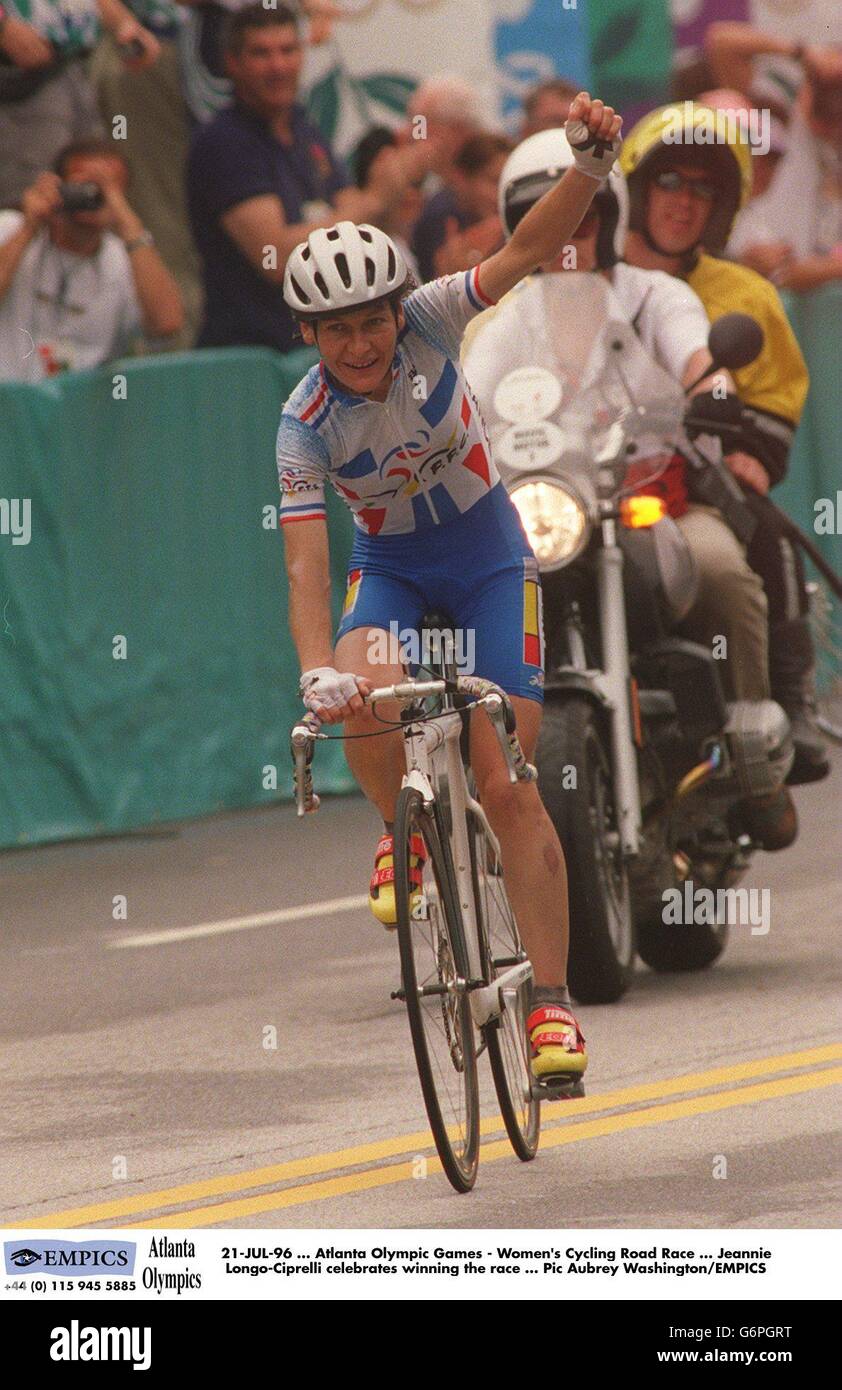 Cyclisme atlanta jeux olympiques 1996 course sur route femmes Banque de