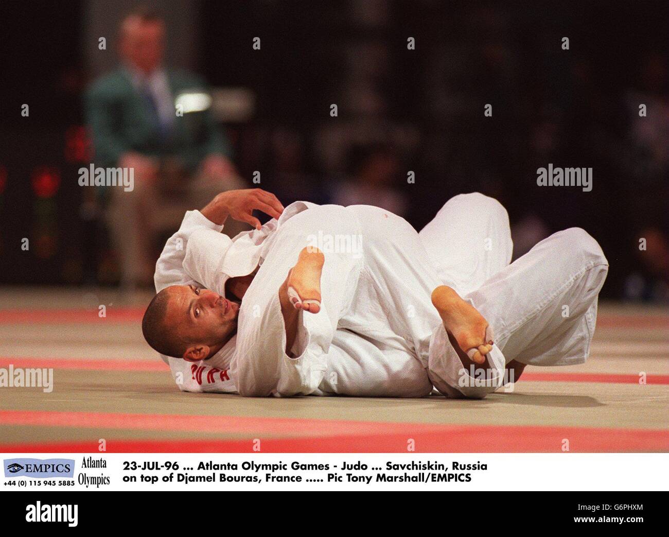 23 Jul 96 Atlanta Olympic Games Judo Djamel Bouras Banque D Image Et Photos Alamy