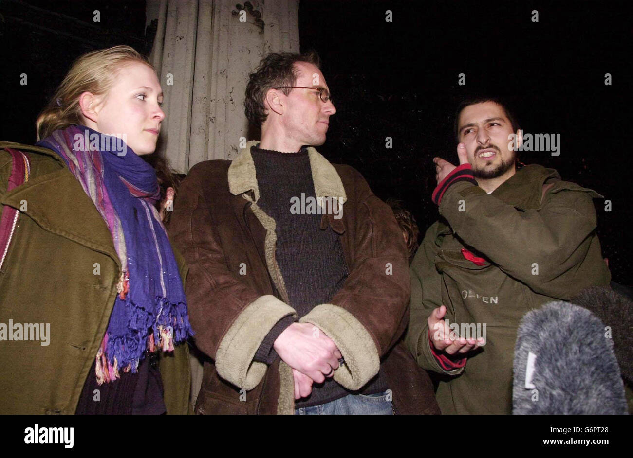 Protestation contre la guerre à Londres Banque D'Images