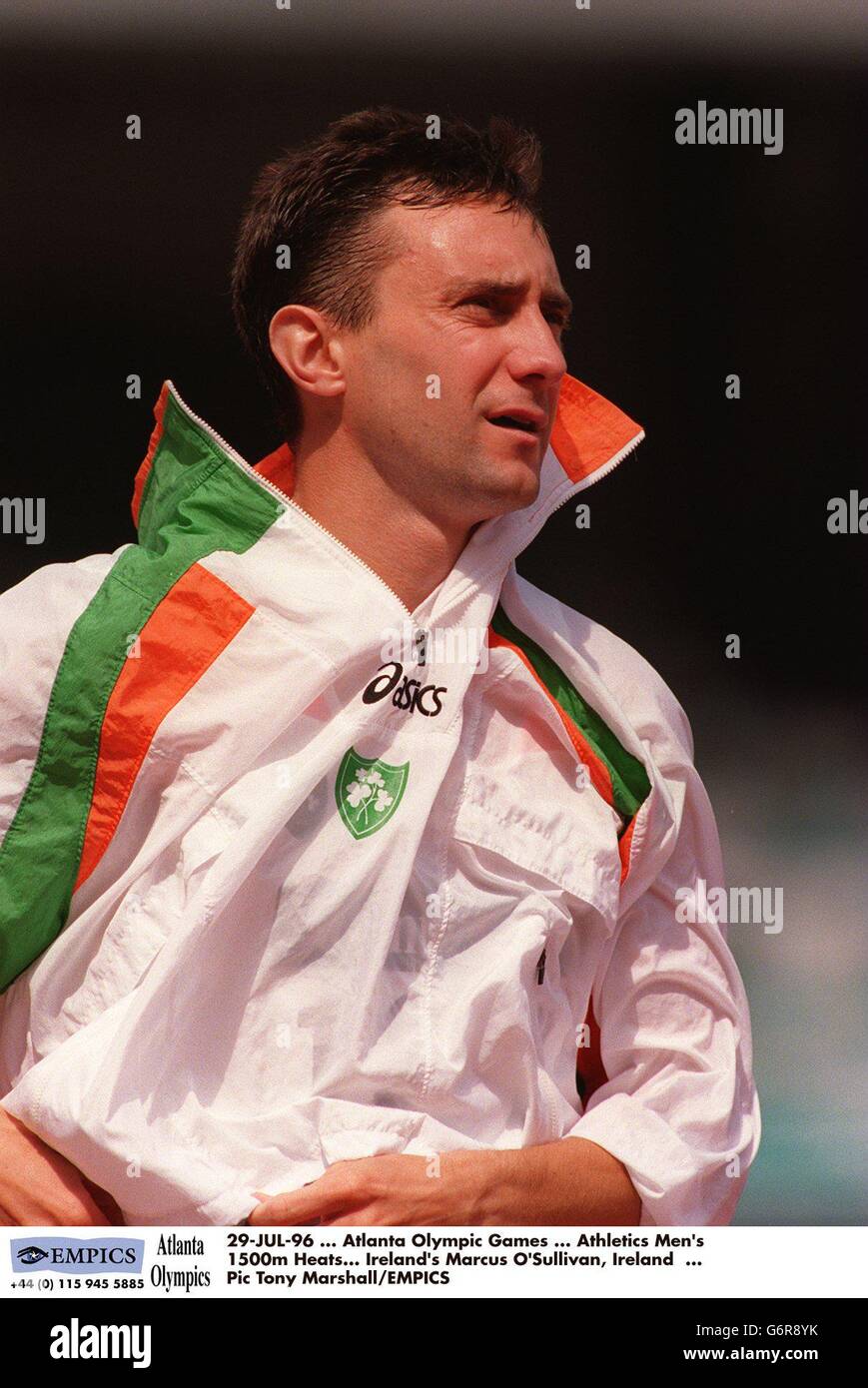 29-JUL-96. Jeux olympiques d'Atlanta. Athletics – hommes, 1500m Heats. Marcus O'Sullivan, Irlande Banque D'Images