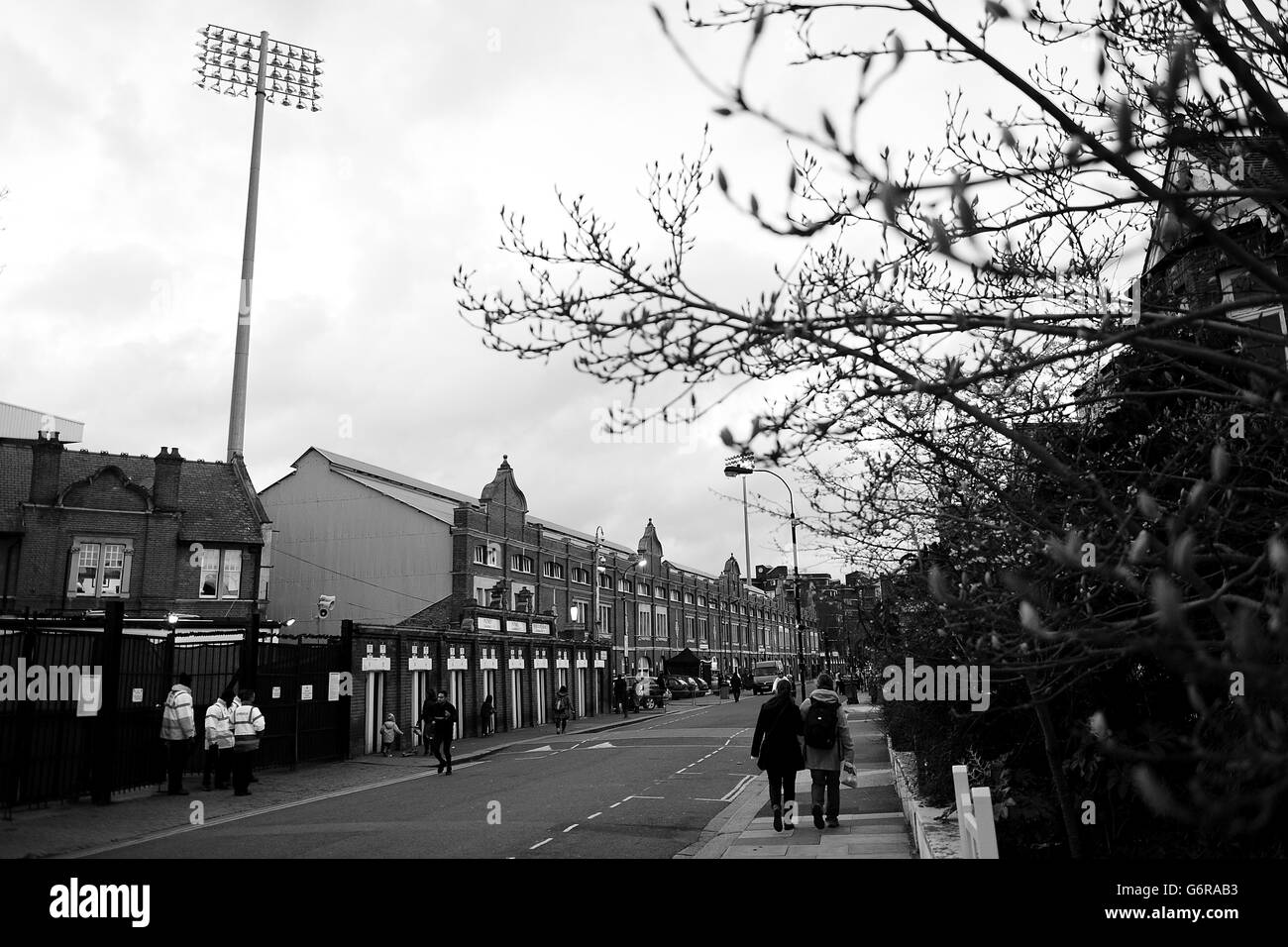 Football - FA Cup - quatrième tour Replay - Fulham v Sheffield United - Craven Cottage. Vue générale de Craven Cottage Banque D'Images