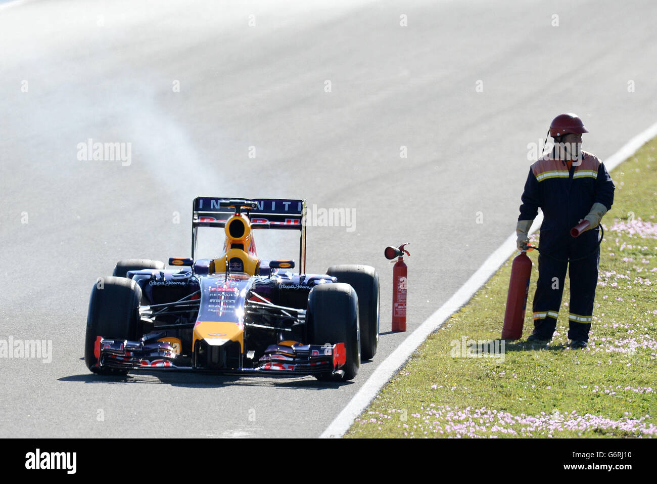 Formule 1 - Tests 2014 - Jour trois - Circuito de Jerez Banque D'Images