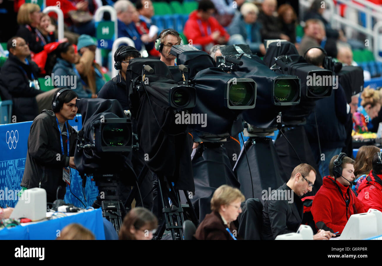Jeux Olympiques d'hiver de Sotchi - Jour 4 Banque D'Images