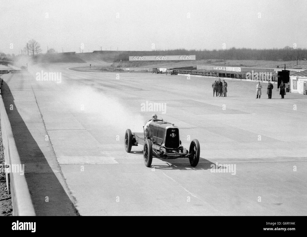 GEORGE EYSTON COURSE À MONTLHERY Banque D'Images