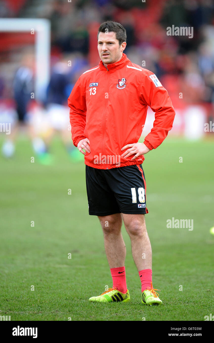 Soccer - Sky Bet Championship - AFC Bournemouth / Leicester City - Dean court. Yann Kermorgant de Bournemouth Banque D'Images