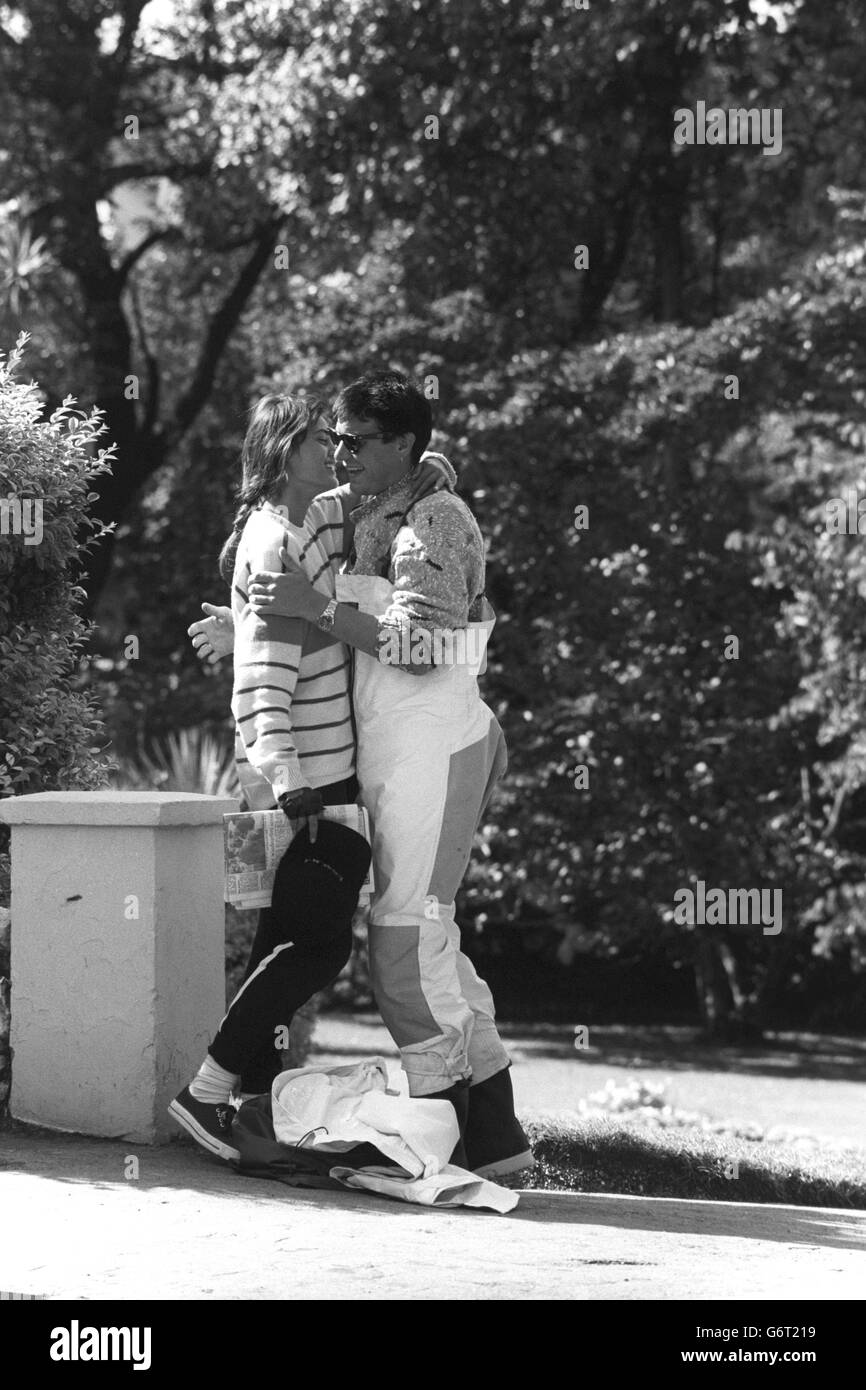 - Voile de sauvetage du tambour - Fastnet Race - Simon Le Bon - Falmouth, Cornwall Banque D'Images
