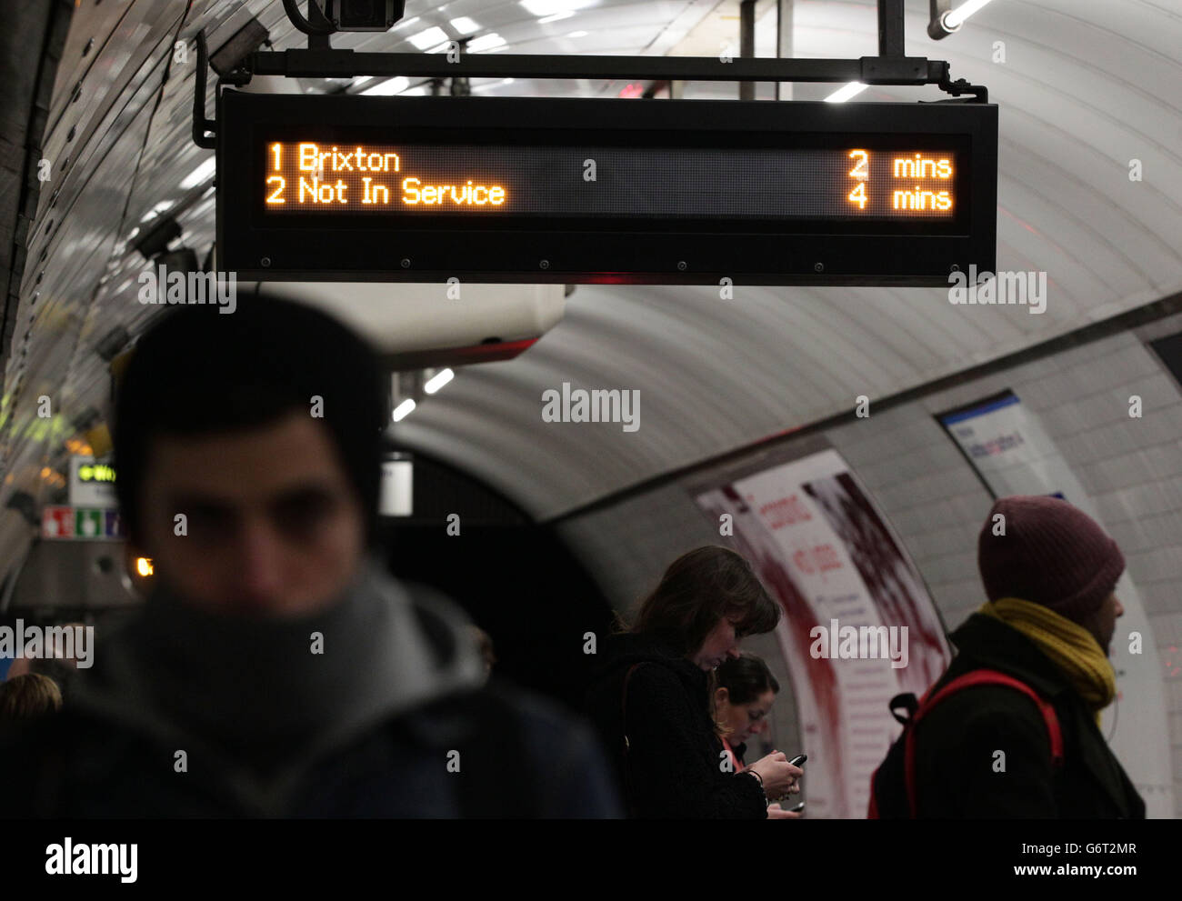 Grève de tube Banque D'Images