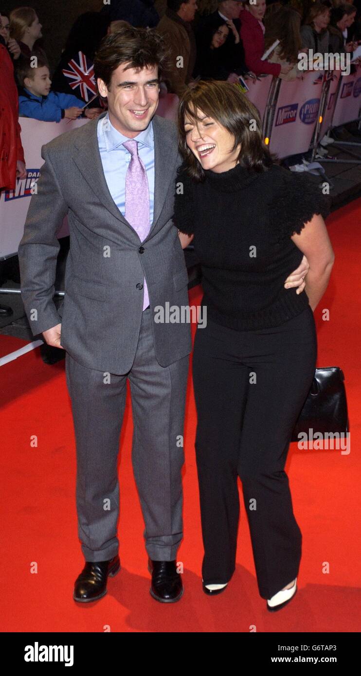 Davina McCall et son mari, Matthew Robertson, arrivent pour le Daily Mirror's Pride of Britain Awards au London Hilton on Park Lane, dans le centre de Londres. Banque D'Images