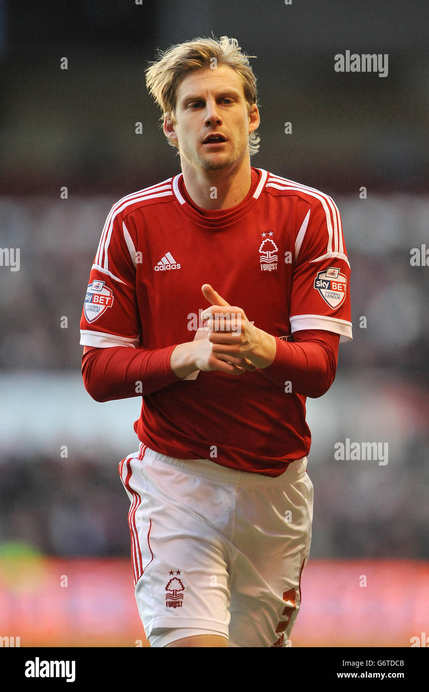 Football - Championnat Sky Bet - Nottingham Forest / Yeovil Town - City Ground. DaN Harding, forêt de Nottingham Banque D'Images