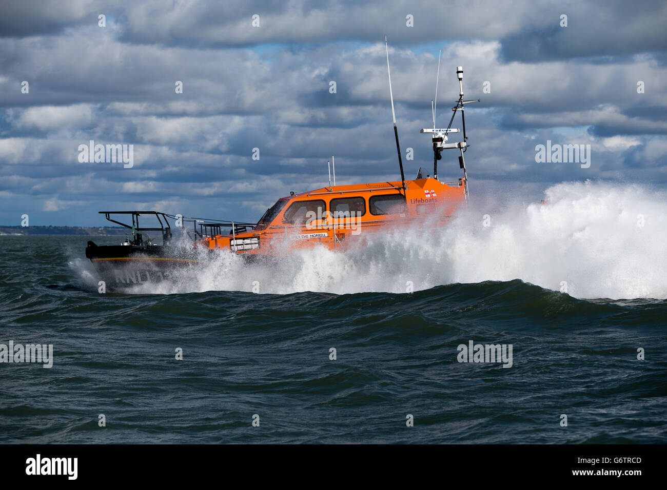 La nouvelle de la RNLI lifeboat Banque D'Images