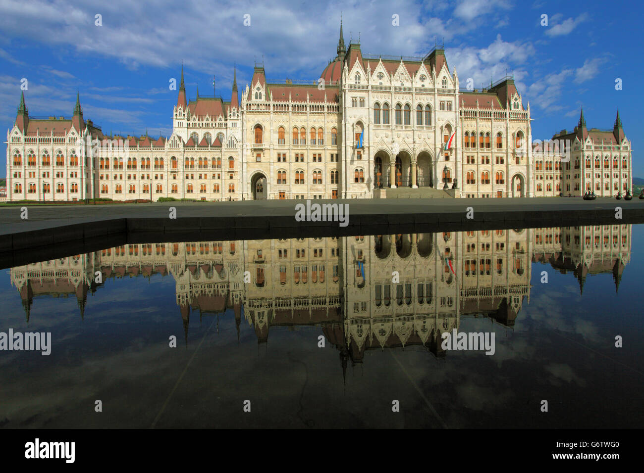 Hongrie Budapest Le Parlement gouvernement Országház Banque D'Images
