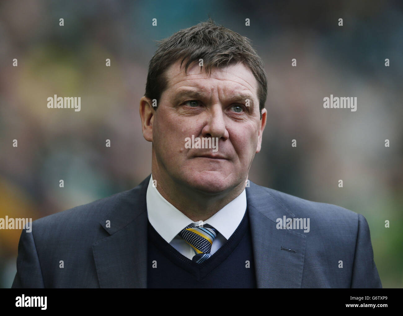 Soccer - Scottish Premiership - Celtic v St Johnstone - Celtic Park.Tommy Wright, directeur de St Johnstone, lors du match écossais de Premiership au Celtic Park, Glasgow. Banque D'Images