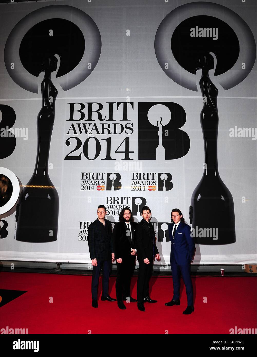 Brit Awards 2014 - Arrivées - Londres Banque D'Images
