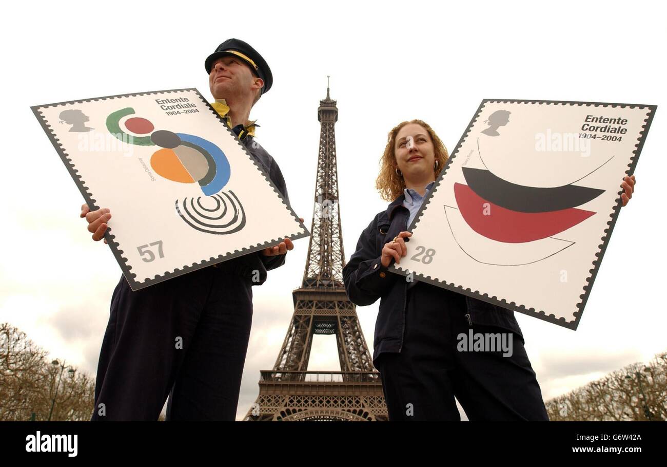 Commune de Royal Mail stamp problème avec La Poste Banque D'Images