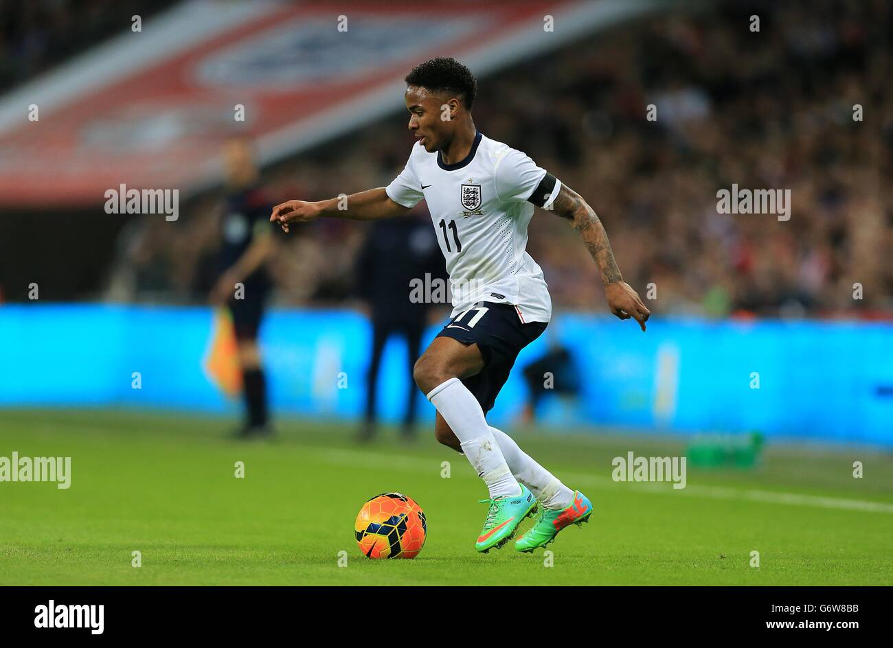 Football - International friendly - Angleterre v Danemark - Stade Wembley. Raheem Sterling, Angleterre Banque D'Images