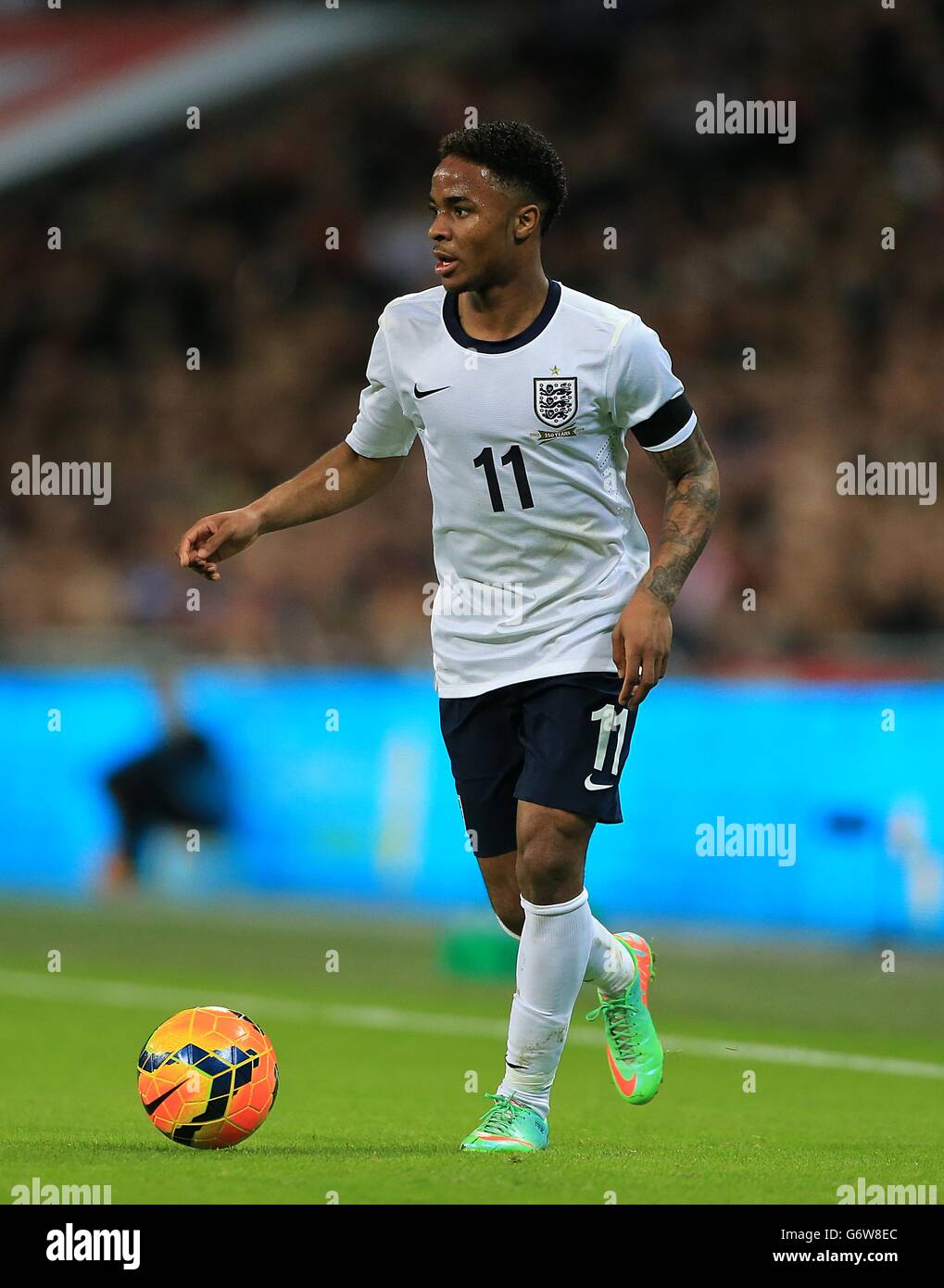 Football - International friendly - Angleterre v Danemark - Stade Wembley. Raheem Sterling, Angleterre Banque D'Images