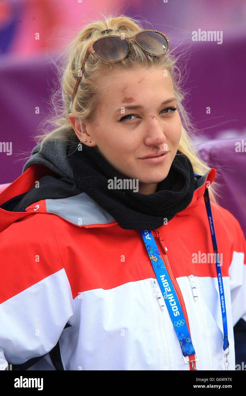 Jeux Olympiques d'hiver de Sotchi - Jour 13 Banque D'Images