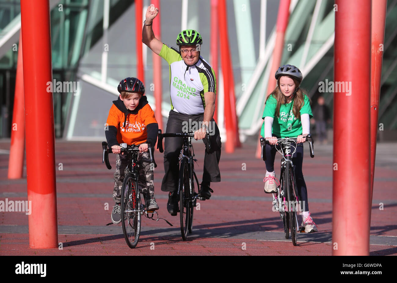 Stephen Roche nommé le jour de la Saint Patrick Parade Grand maréchal Banque D'Images