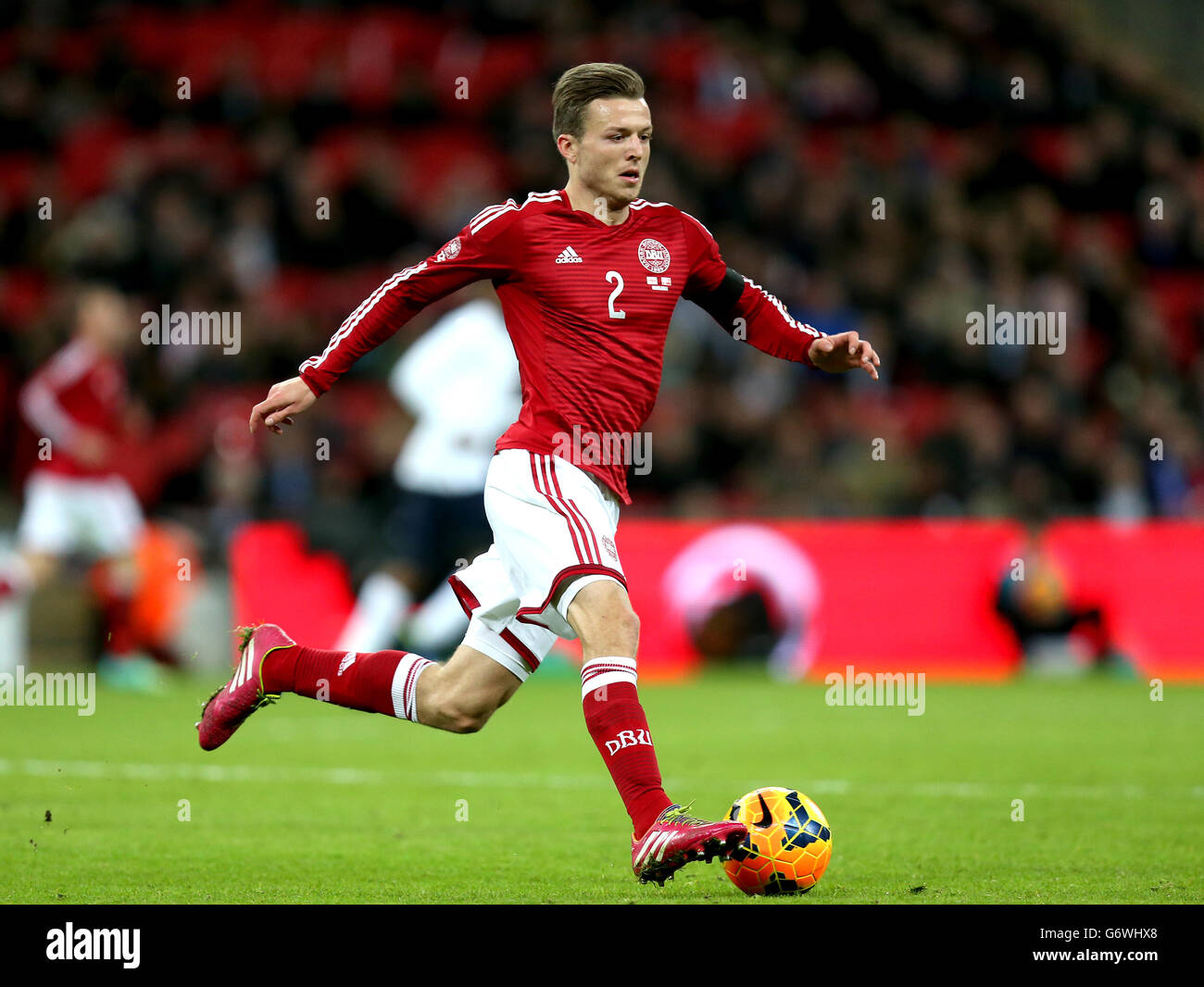 Football - International friendly - Angleterre v Danemark - Stade Wembley. Casper Sloth, Danemark Banque D'Images