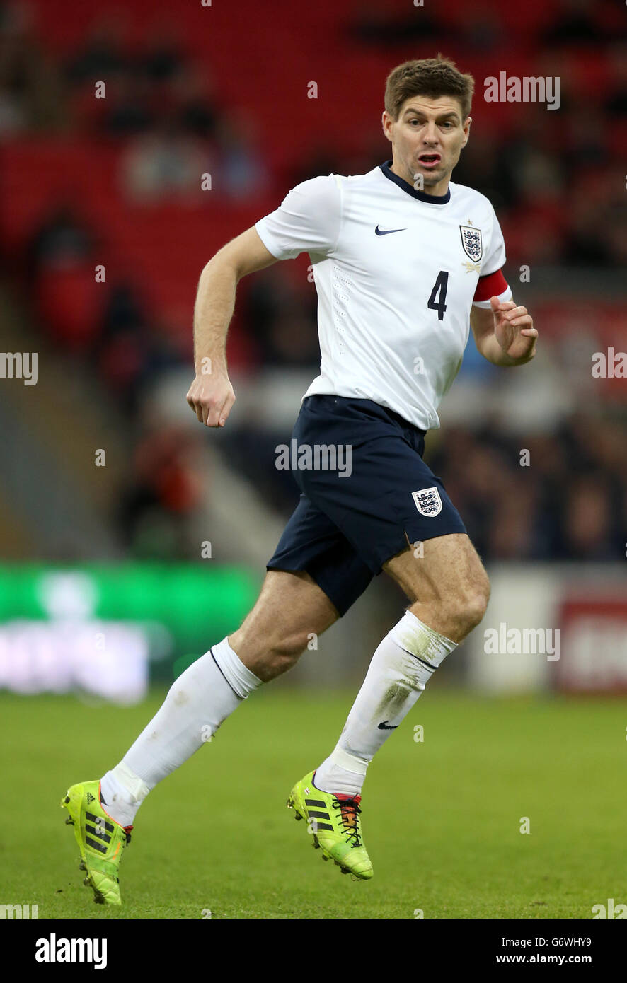 Football - International friendly - Angleterre v Danemark - Stade Wembley. Steven Gerrard, Angleterre Banque D'Images