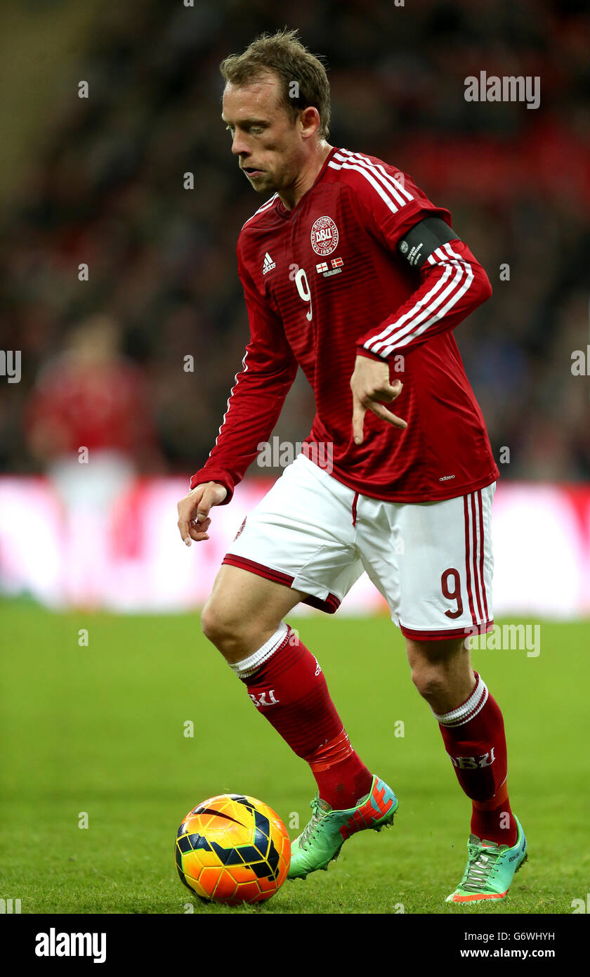 Football - match amical - Angleterre / Danemark - Stade de Wembley Banque D'Images