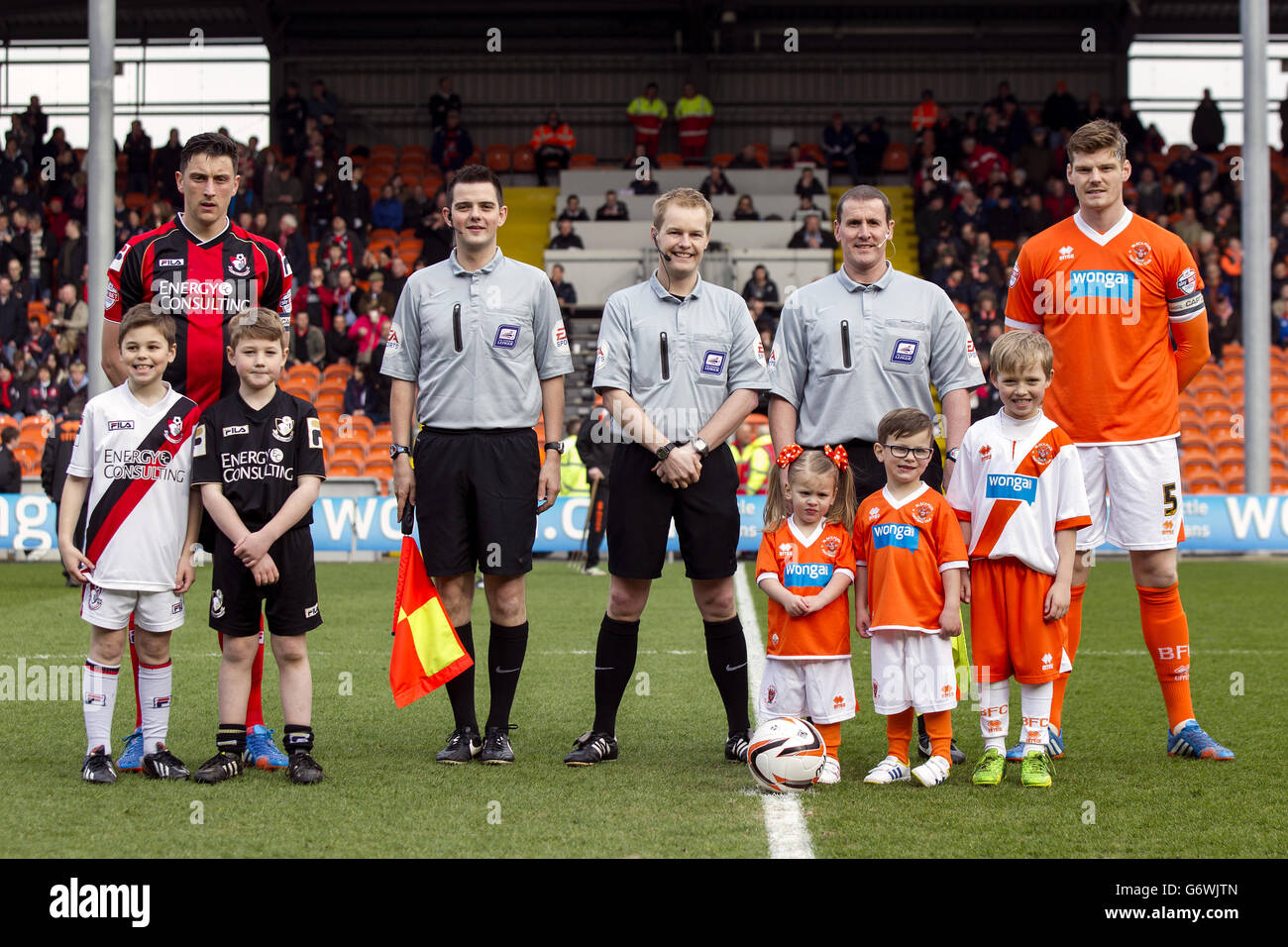 Sky Bet Championship Soccer - - Blackpool v Bournemouth AFC - Bloomfield Road Banque D'Images