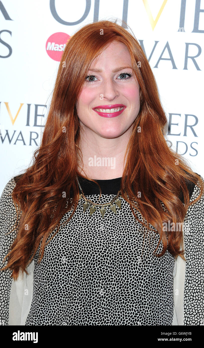 Olivier Awards annonce - Londres Banque D'Images