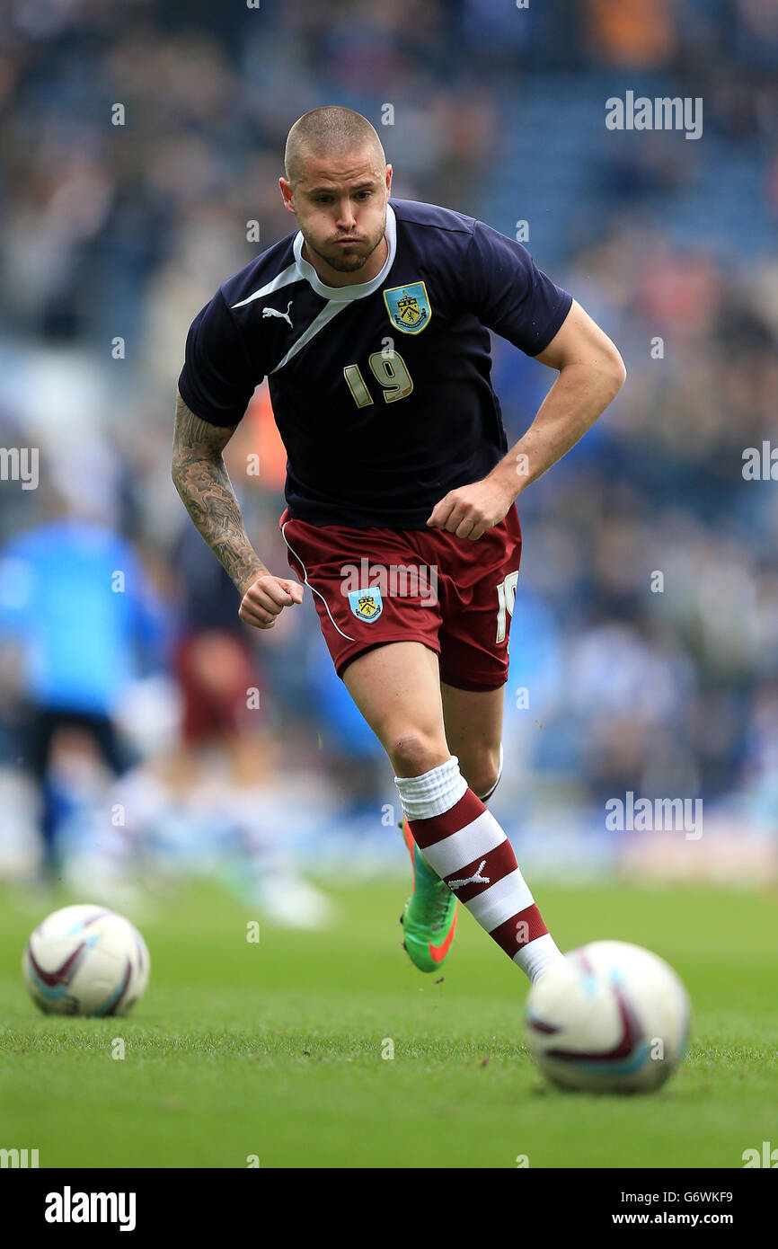 Soccer - Championnat Sky Bet - Blackburn Rovers et Burnley - Ewood Park. Michael Kightly, Burnley Banque D'Images