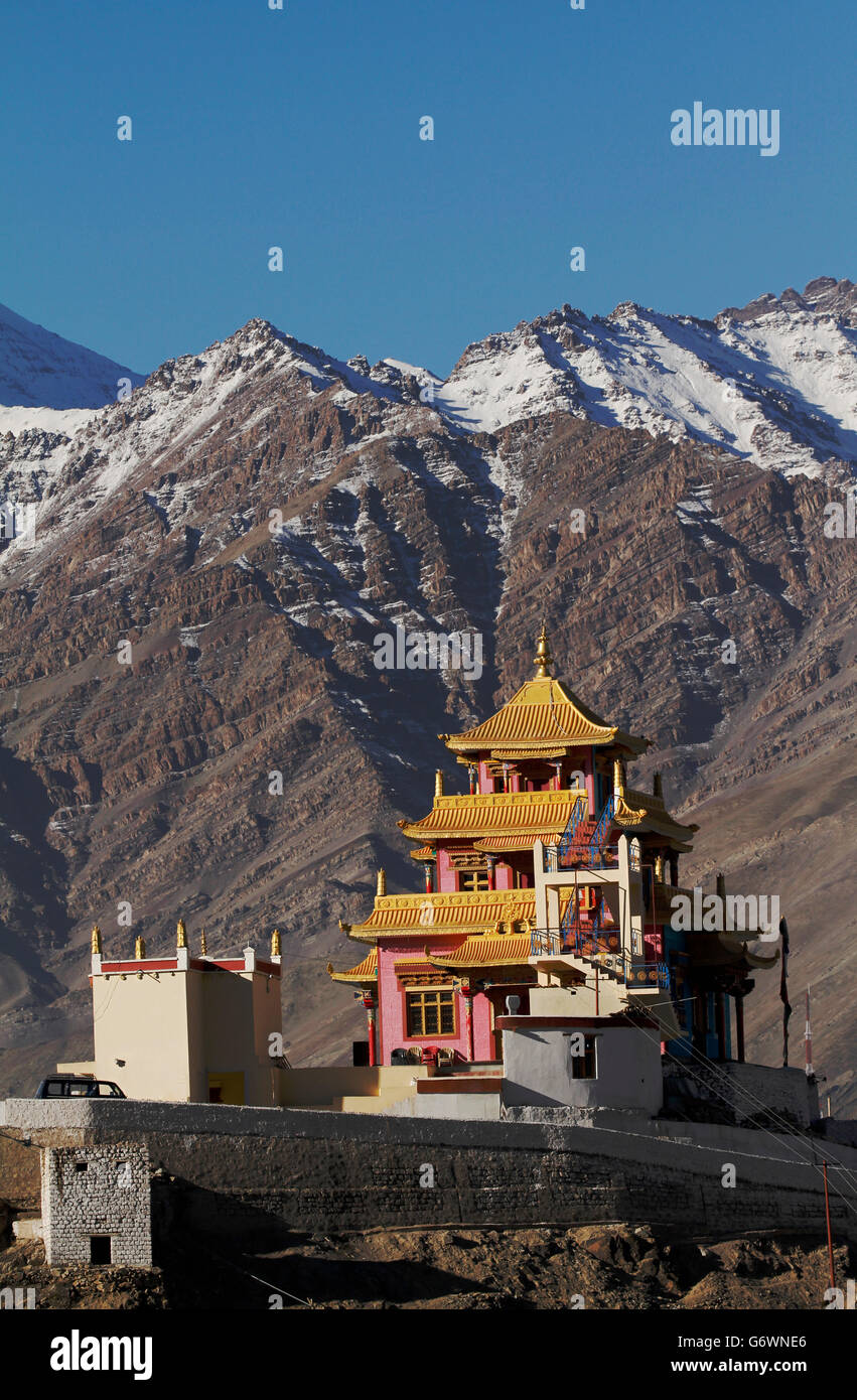 Zangdok-Palri monastère près de Leh au Ladakh, Inde du nord. Banque D'Images