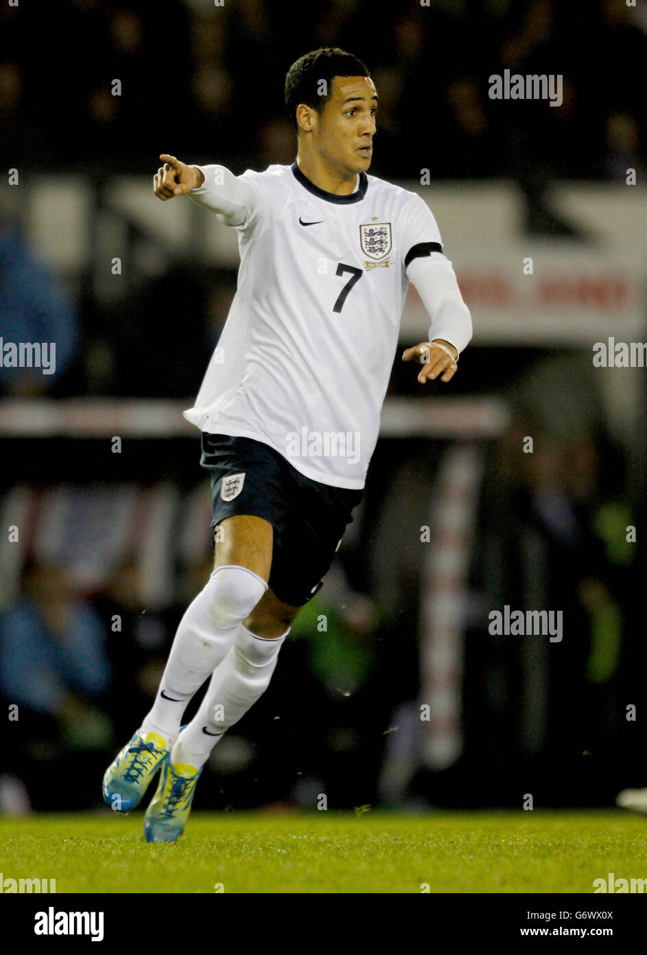 L'équipe anglaise u21 Tom Ince lors de l'UEFA European U21 Championship qualification 2015, le groupe 1 au stade iPRO, Derby. Banque D'Images