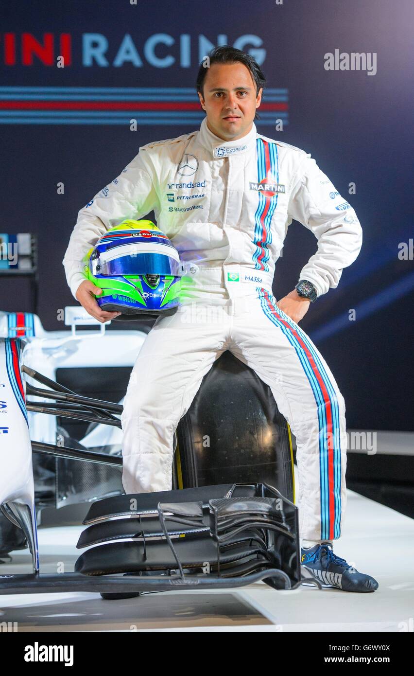Motor Racing - Formule 1 - 2014 Formule 1 Williams Martini lancer - Londres Banque D'Images Motor Racing - Formule 1 - 2014 Formule 1 Williams Martini lancer - Londres Banque D'Images