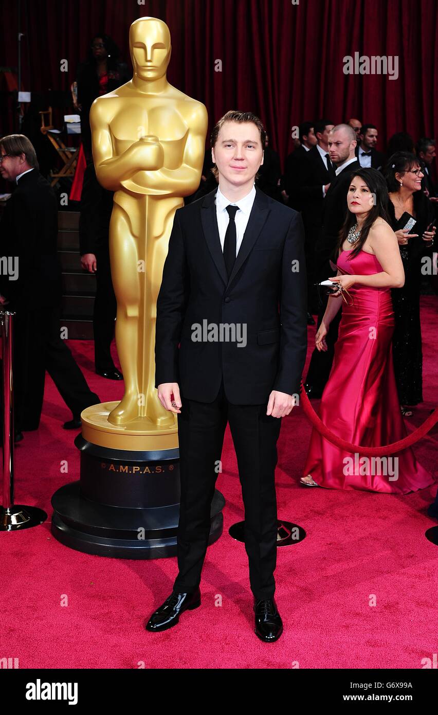 Paul Dano arrive aux 86e Academy Awards qui se tiennent au Dolby Theatre à Hollywood, Los Angeles, CA, USA, le 2 mars 2014. Banque D'Images