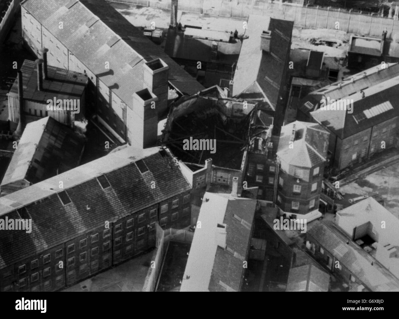 Hm chelmsford incendie de la prison Banque de photographies et d’images