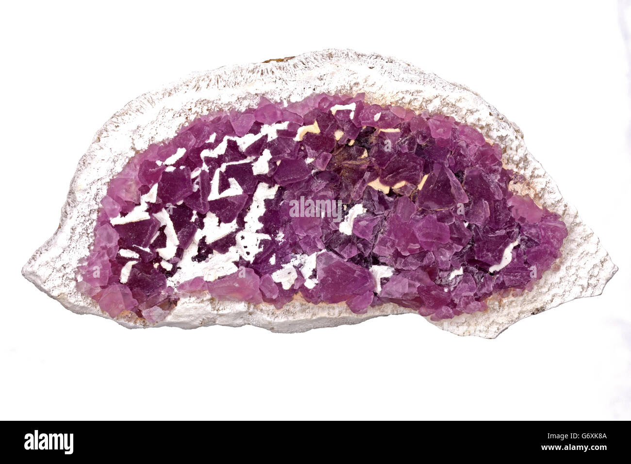 Fluorite, Ca Fl, Mina la Navidad, Durango, Mexique Banque D'Images