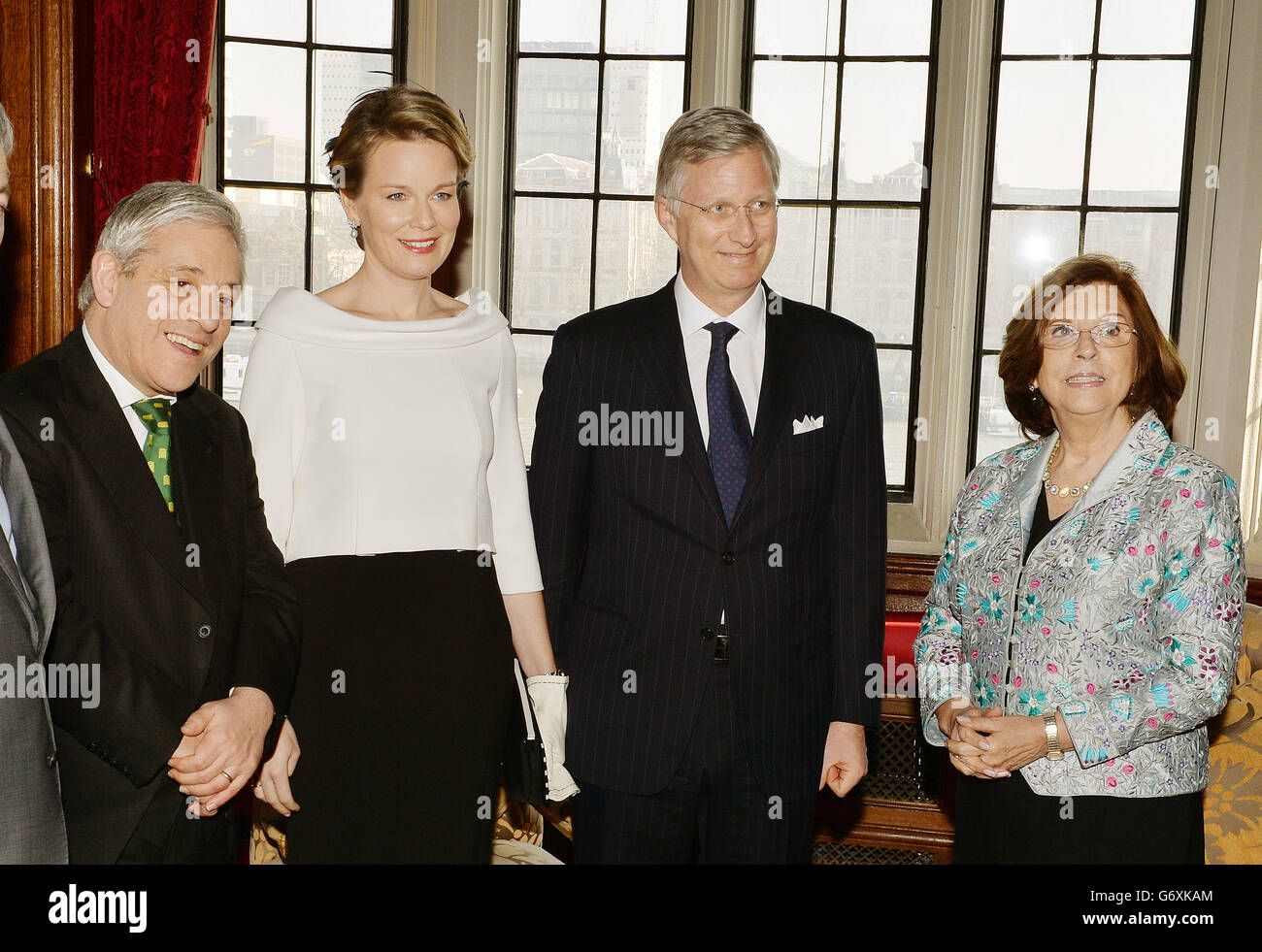 Le roi Philippe et la Reine Mathilde de Belgique à Londres Banque D'Images