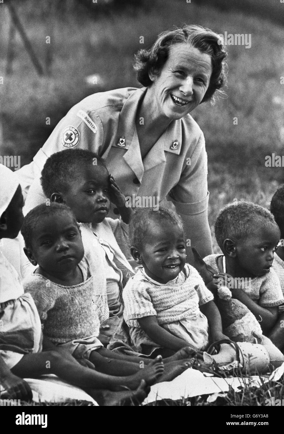 La charité - La Croix Rouge Britannique - Dagoretti Children's Centre - Bridget Colquhoun - Nairobi, Kenya Banque D'Images