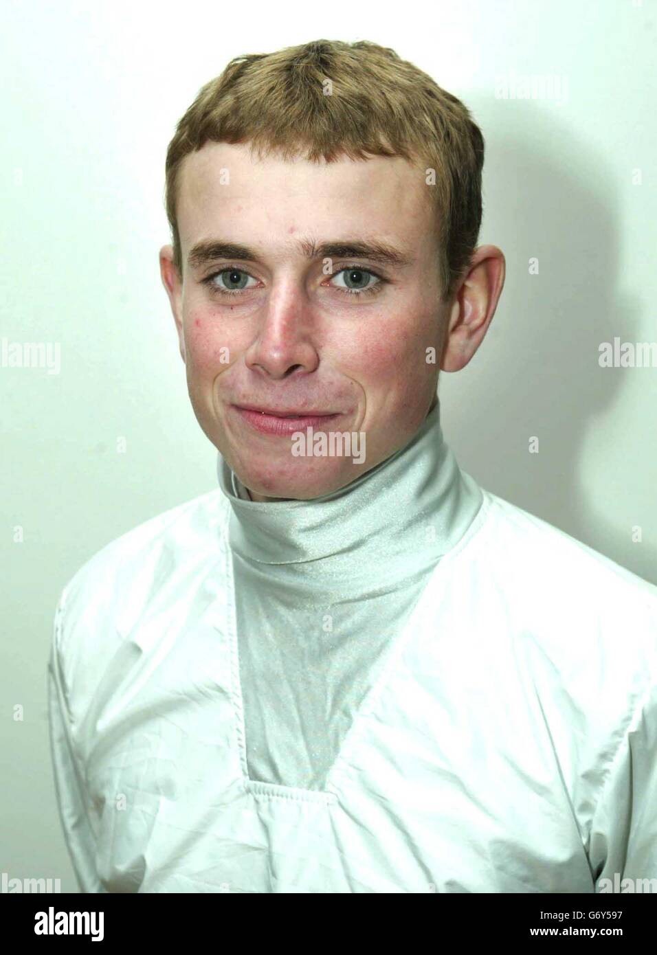 R Moore Jockey Epsom Downs Banque D'Images