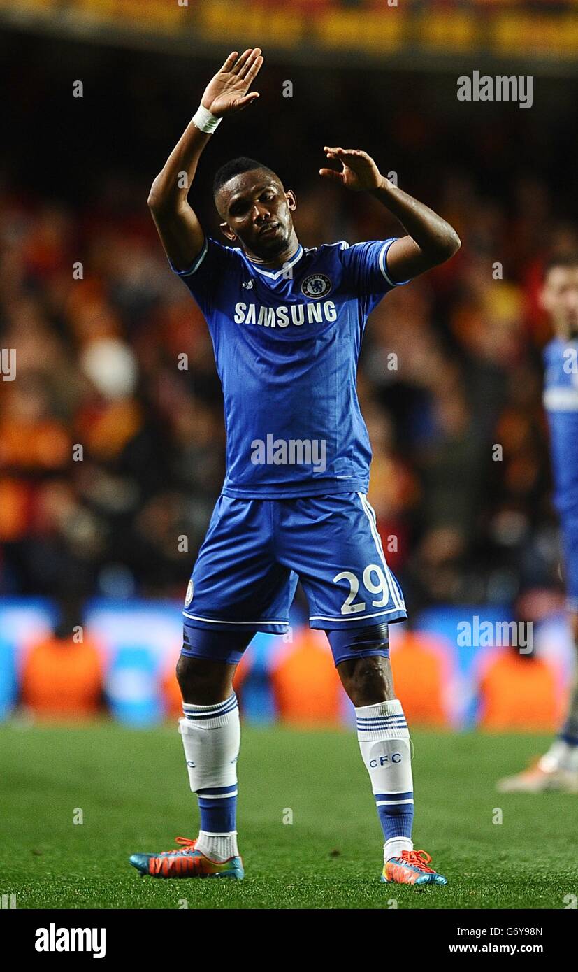 Football - Ligue des Champions - tour de 16 - deuxième manche - v Chelsea Stamford Bridge - Galatasaray Banque D'Images