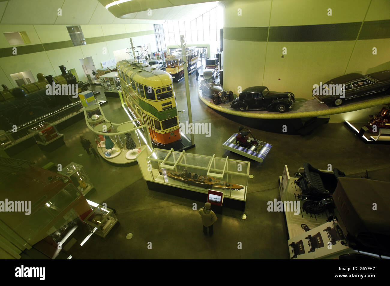 Glasgow 2014 Commonwealth Games stock. Le musée Riverside de Glasgow. Banque D'Images