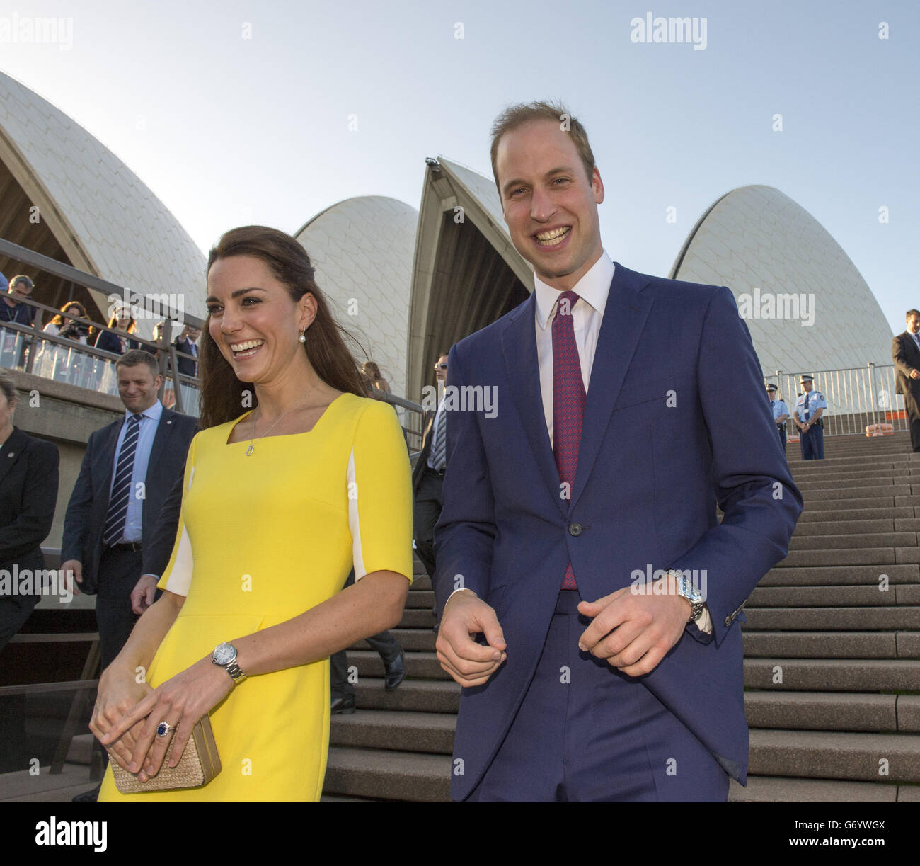 Visite royale à l'Australie et NZ - Jour 10 Banque D'Images