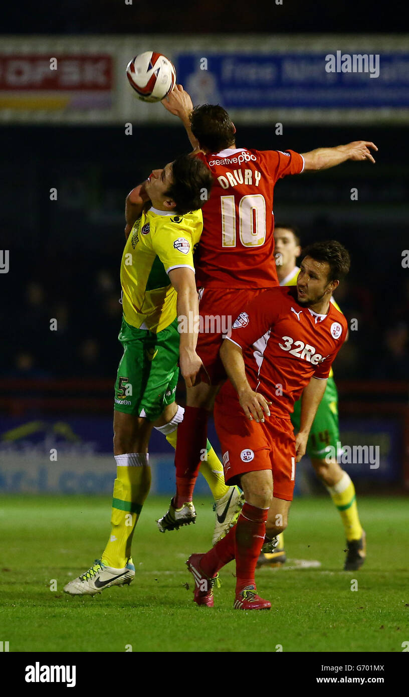 Sky Bet League Soccer - Un - Crawley Town v Sheffield United - Checkatrade.com Stadium Banque D'Images