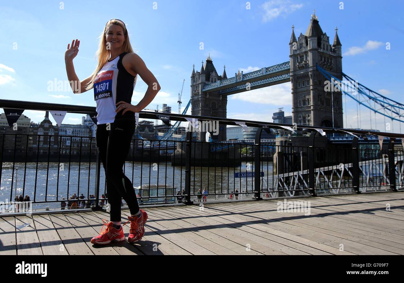 Athlétisme - Marathon de Londres 2014 vierge - Personnalités Photocall - Tower Bridge Banque D'Images