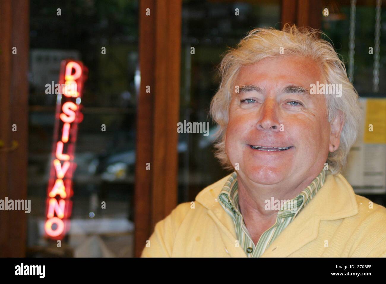 Silvano Marchetto, propriétaire du restaurant Da Silvano à New York, où la princesse Michael de Kent a nié avoir fait un commentaire raciste à un groupe de dîneurs. Son porte-parole a déclaré que la réclamation, rapportée sur la première page du New York Post d'aujourd'hui, était "imsupposité". La princesse, dont le mari est un cousin de la reine, s'est affrontée avec un groupe de diners à une table adjacente dans le restaurant. Banque D'Images