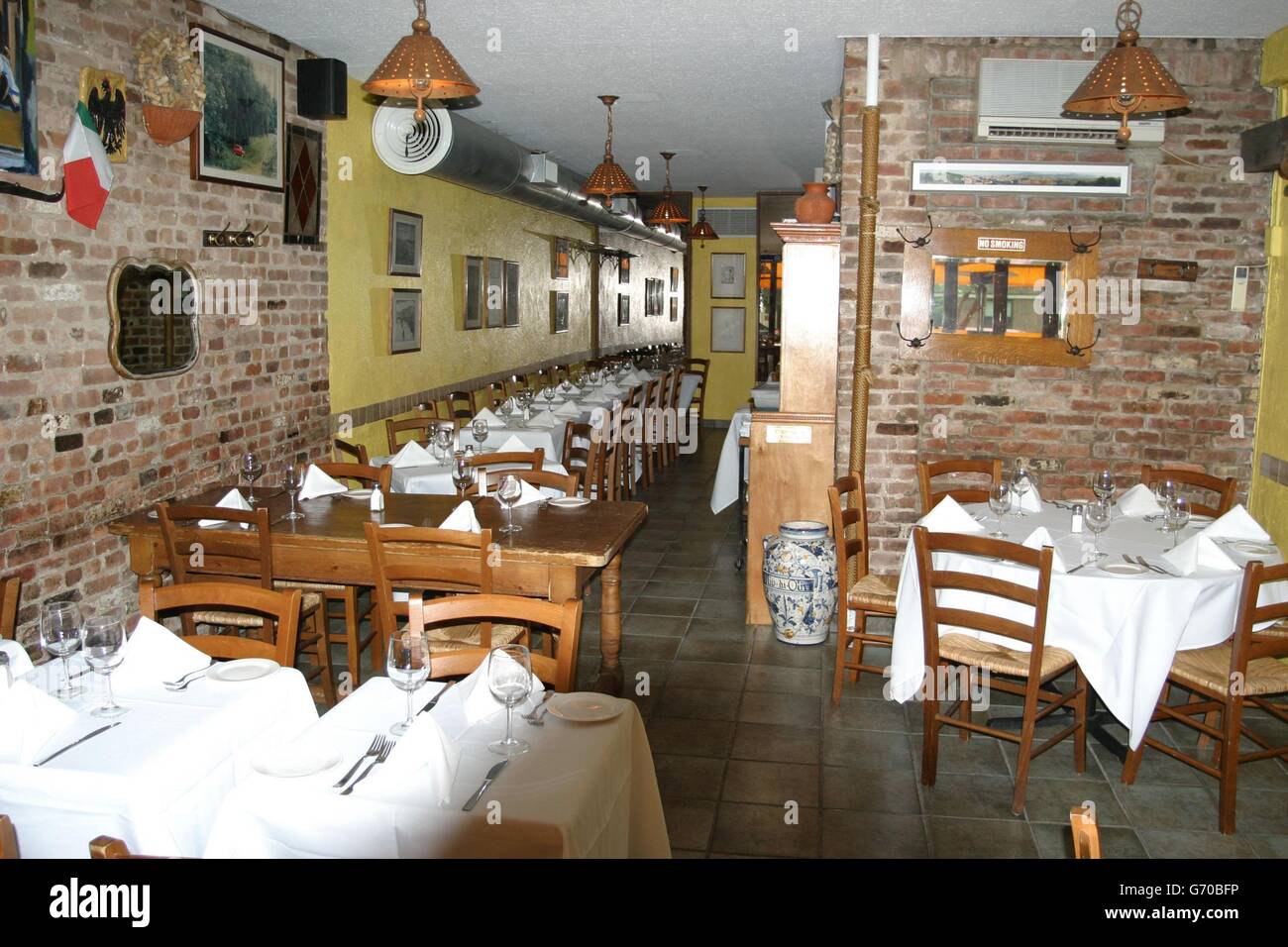 Le restaurant Da Silvano à New York, où la princesse Michael de Kent a nié aujourd'hui avoir fait un commentaire raciste à un groupe de dîneurs.Son porte-parole a déclaré que la réclamation, rapportée sur la première page du New York Post d'aujourd'hui, était "imsupposité".La princesse, dont le mari est un cousin de la reine, s'est affrontée avec un groupe de diners à une table adjacente dans le restaurant. Banque D'Images