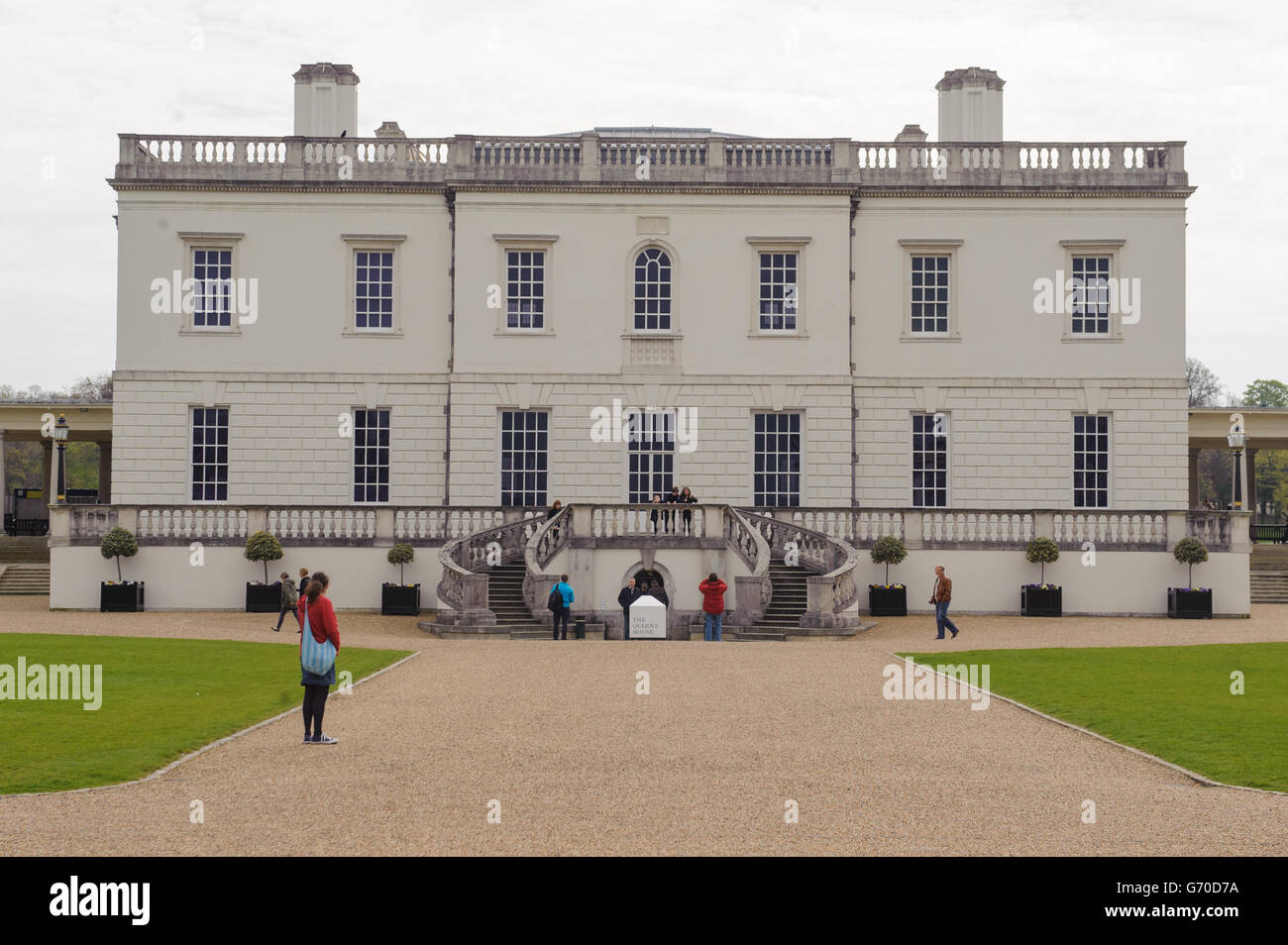 Vue générale de la Queen's House, à Greenwich, dans l'est de Londres. APPUYEZ SUR ASSOCIATION photo. Date de la photo: Samedi 12 avril 2014. Le crédit photo devrait se lire comme suit : Dominic Lipinski/PA Wire Banque D'Images